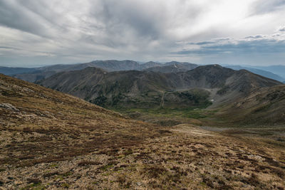 Rocky mountains landscape near denver