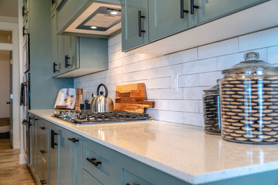 Interior of kitchen at home