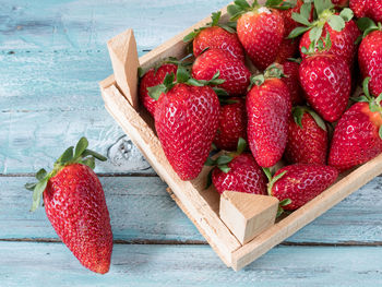 Close-up of strawberries