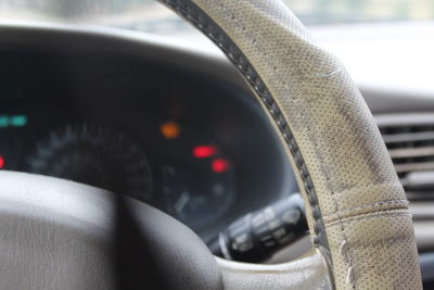 Close-up of vintage car