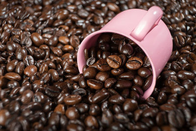 Close-up of coffee beans