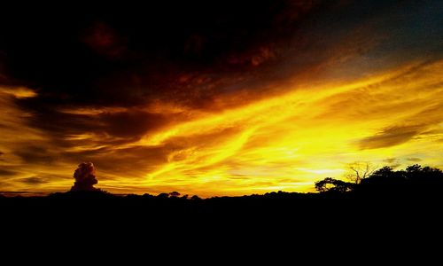 Scenic view of sky during sunset