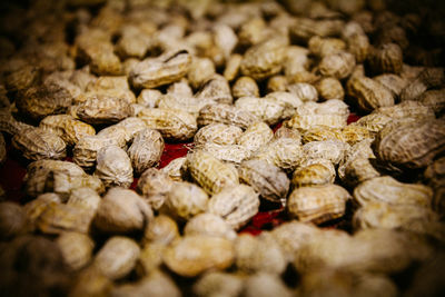 Full frame shot of walnuts