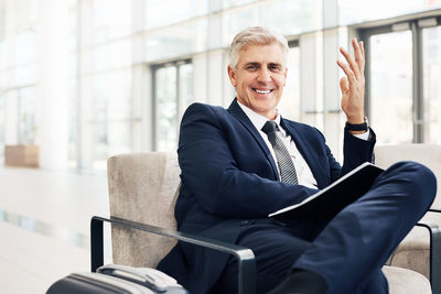 Portrait of smiling young man
