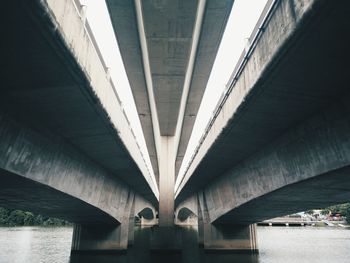 Below view of bridge over river