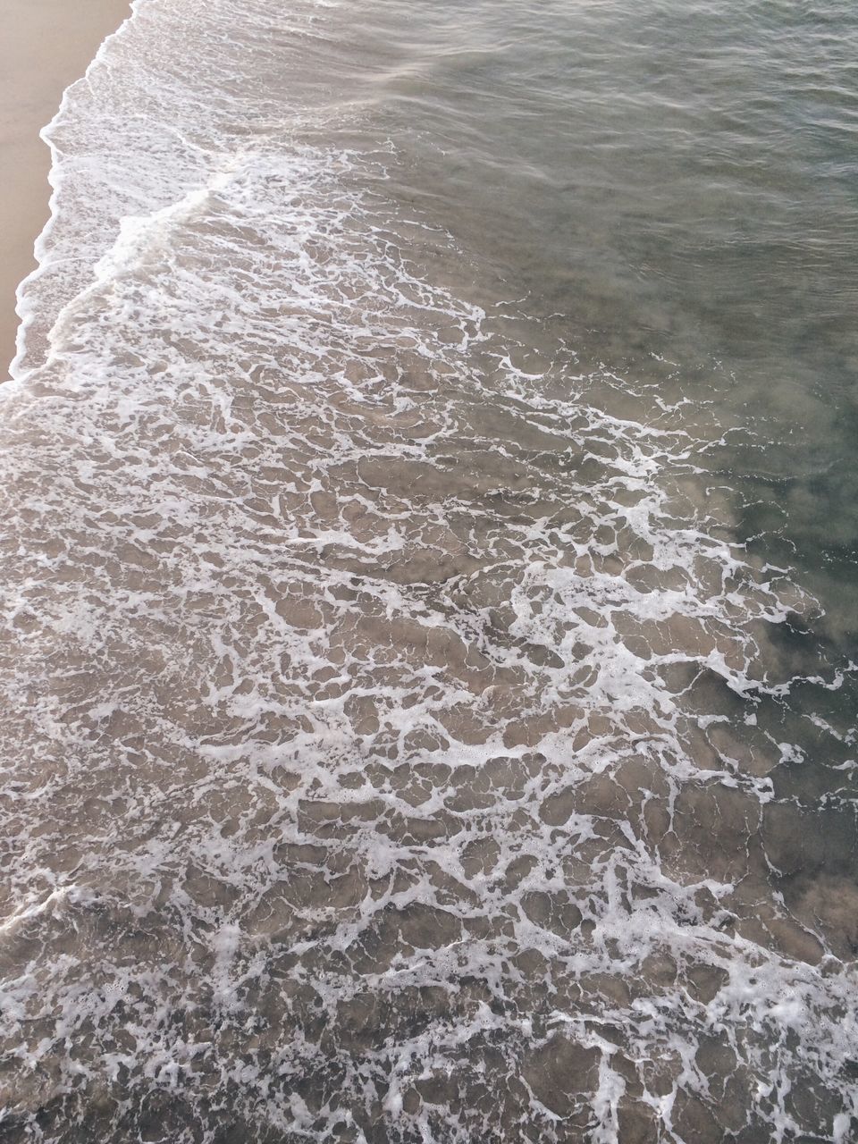 HIGH ANGLE VIEW OF SEA WAVES