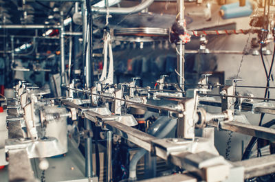 Boats in factory