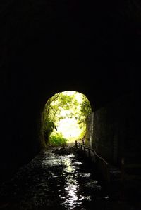 Illuminated tunnel