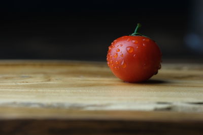 Close-up of cherry tomatoes on table