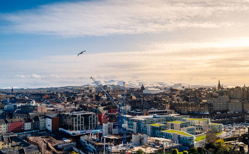 View to edinburgh from calton hill