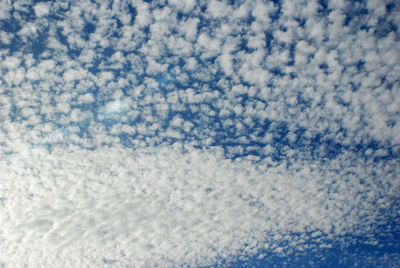 Full frame shot of cloudscape