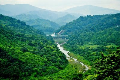 Scenic view of mountains