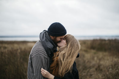 Couple standing together