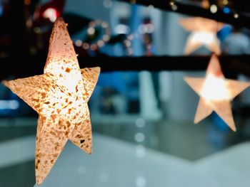 Close-up of christmas decoration