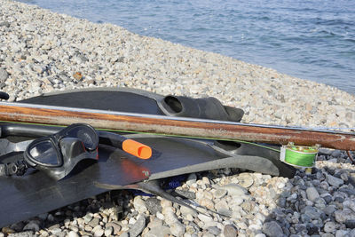 Car on sea shore