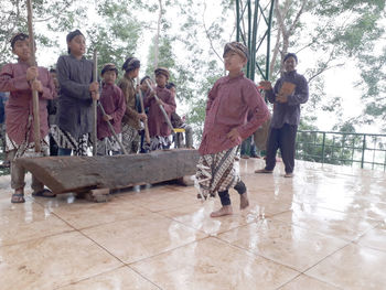 Group of people in traditional clothing