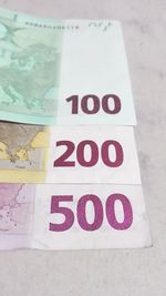 Close-up of paper