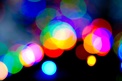 Full frame shot of illuminated lights