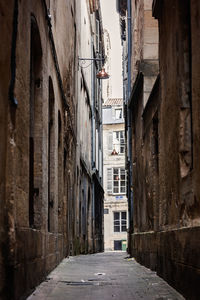 Alley amidst buildings
