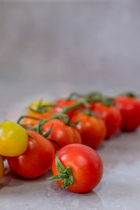 Close-up of fruits on table