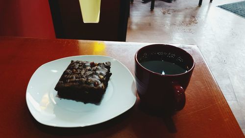 Close-up of coffee cup