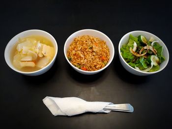 Close-up of food on table