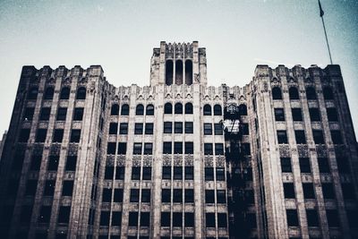 Low angle view of historical building against sky