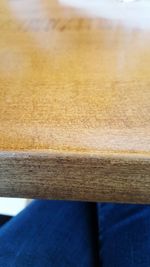 Detail shot of wooden plank