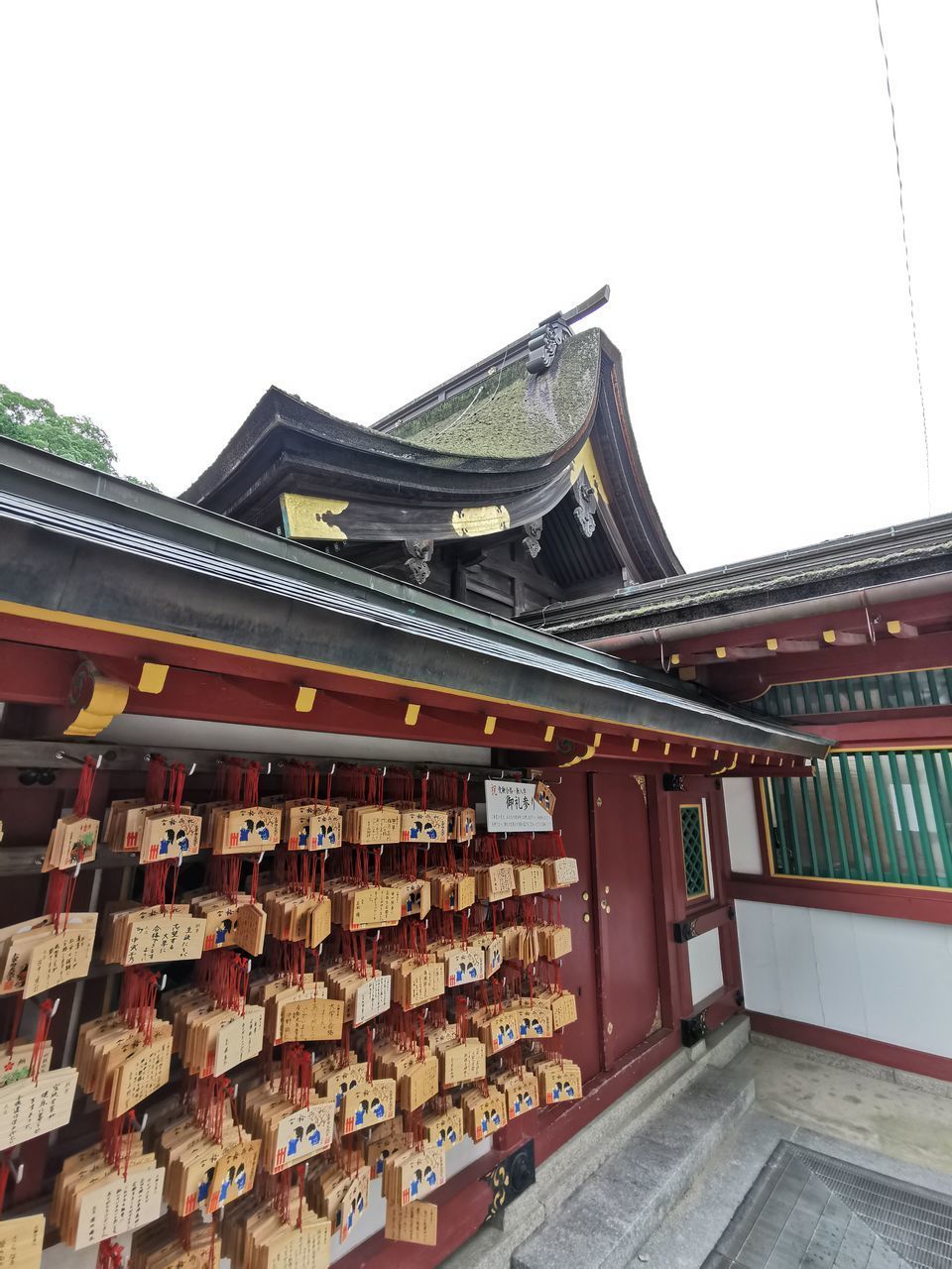 LOW ANGLE VIEW OF TEMPLE AGAINST BUILDING