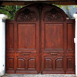 Close-up of closed door