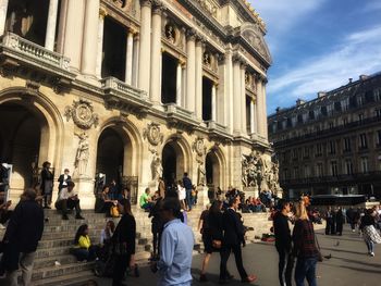 Group of people in historic building