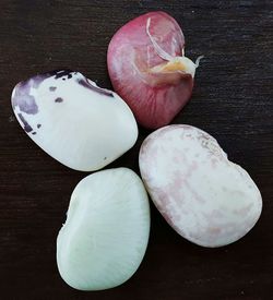 High angle view of fruit on table