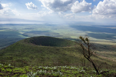 Scenic view of landscape against sky