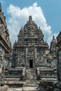 Exterior of temple against sky