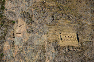 Close-up of rock formations