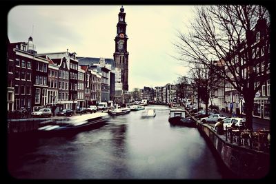 Canal along buildings