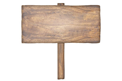 Directly above shot of wood against white background