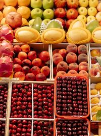 Full frame shot of food for sale