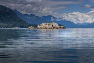 Pam rock in howe sound nr squamish