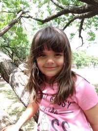 Portrait of a smiling girl