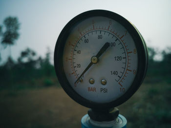 Close-up of clock