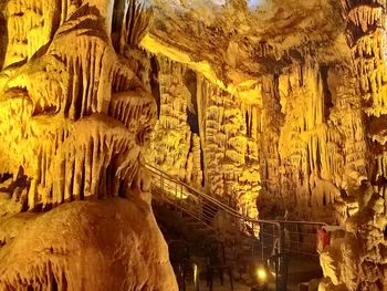 Low angle view of cave