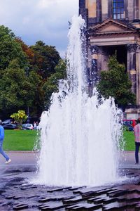 Fountain in a park