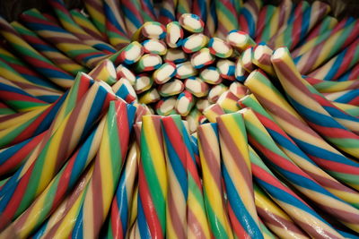 Full frame shot of multi colored candies