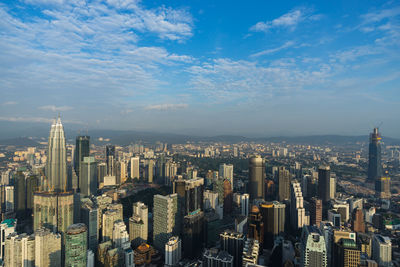 Aerial view of a city