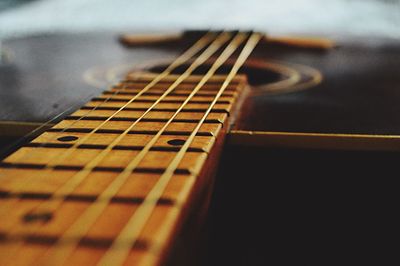 Close-up of guitar