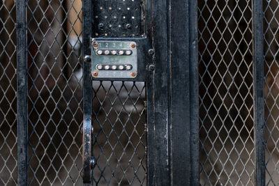 Full frame shot of chainlink fence