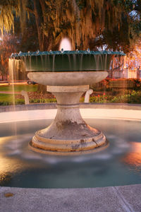 Close-up of water fountain