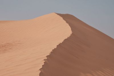 Scenic view of desert against sky