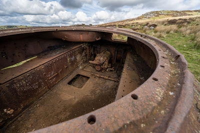 Close-up of rusty metal